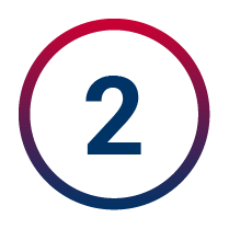 A stylized logo with a gradient background and the number '2' in the center.