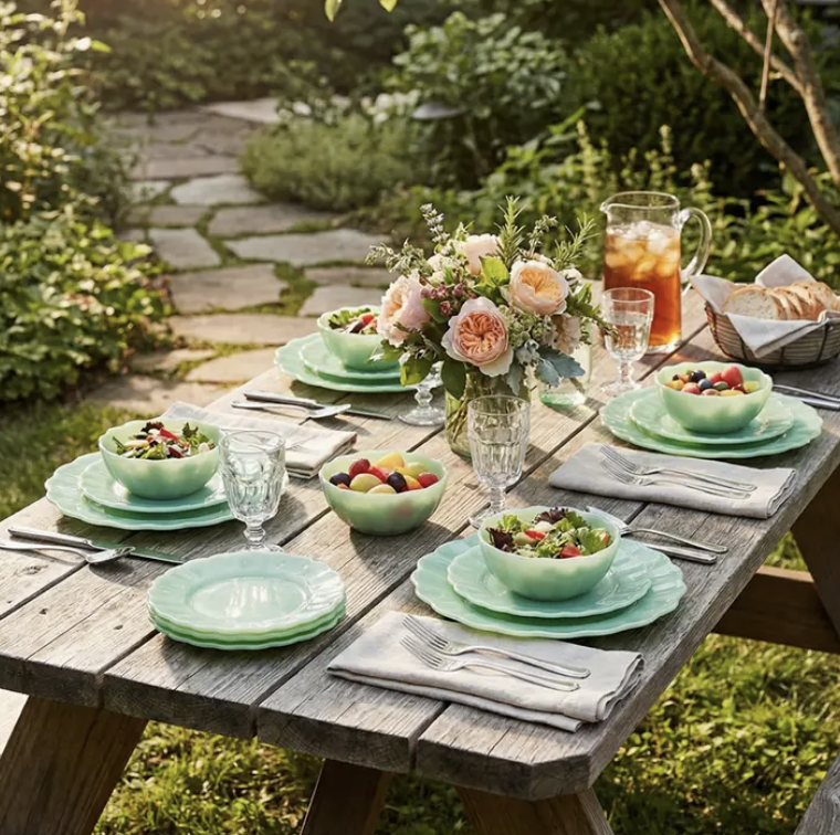 Fairy themed table setting