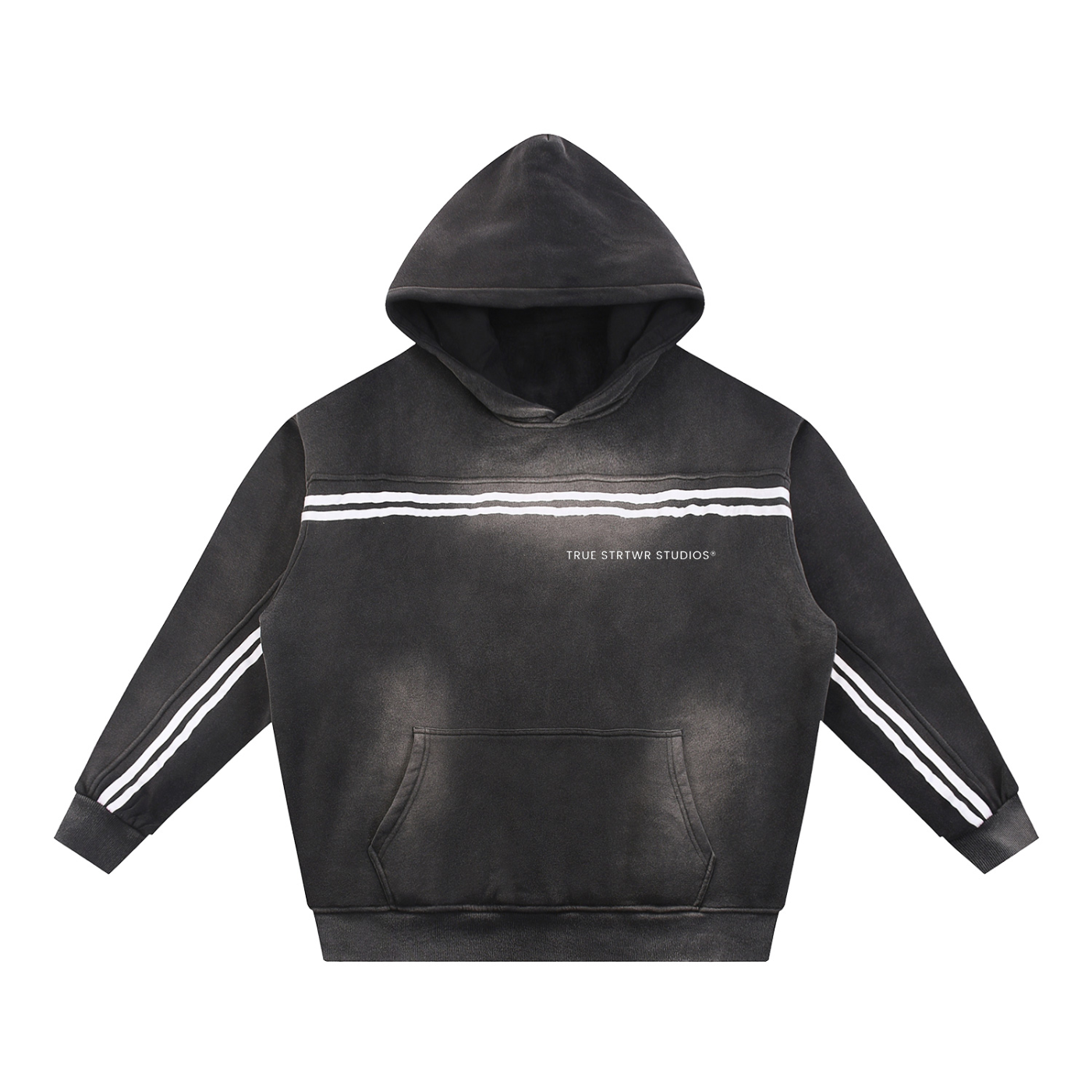 Washed Black Hoodie