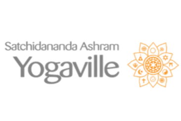 The logo of Yorganville featuring a stylized orange flower with a yellow center, and text that reads "Sustainable and Authentic Yorganville".