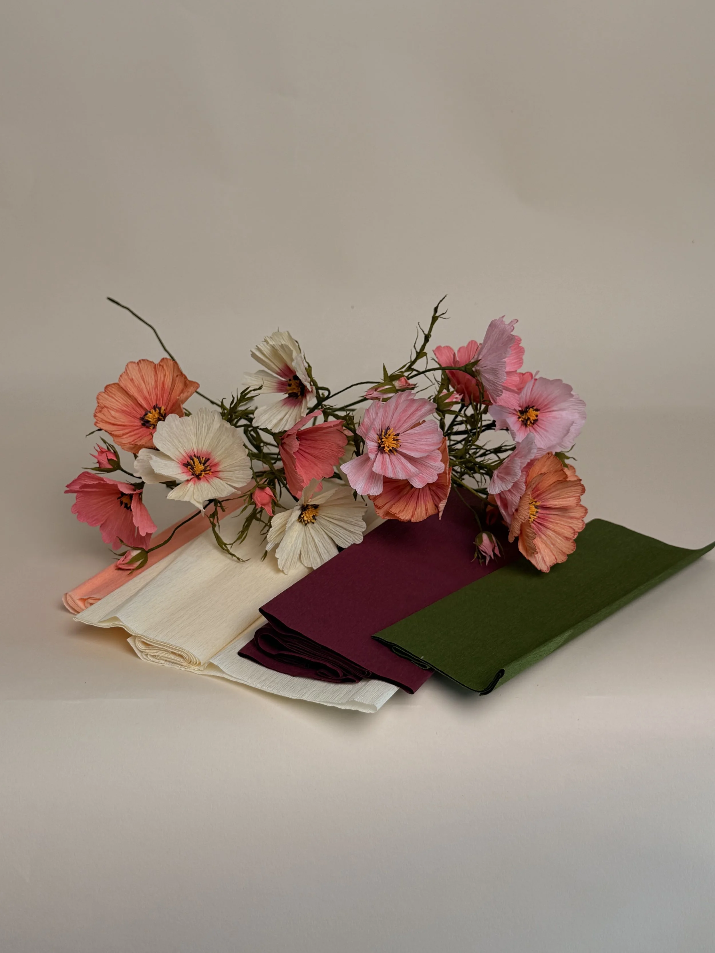 The Cosmos Collection | Handmade Paper Flower Set