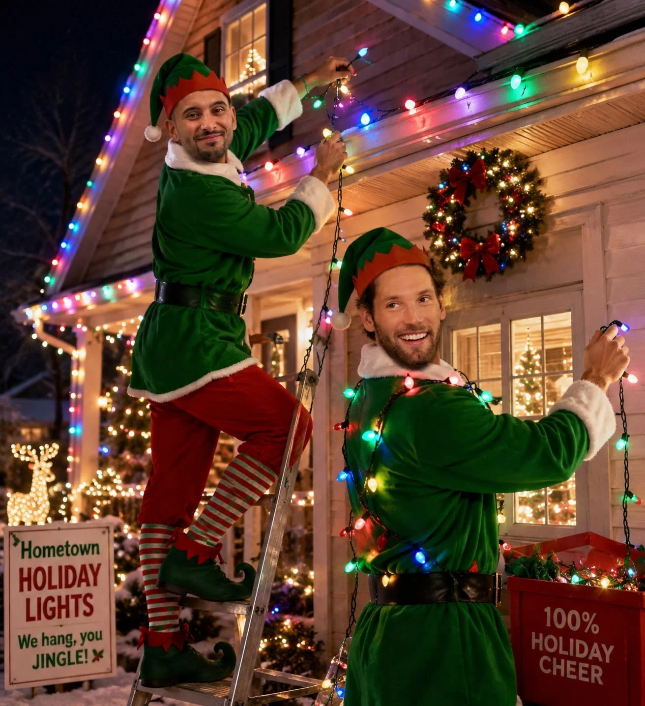 Meet the owners, Ambrose &amp; Ethan &mdash; two Monmouth County locals, construction pros, and Christmas fanatics.

After years of helping homeowners improve their homes, we decided to combine our experience with our love for the holidays. From desi
