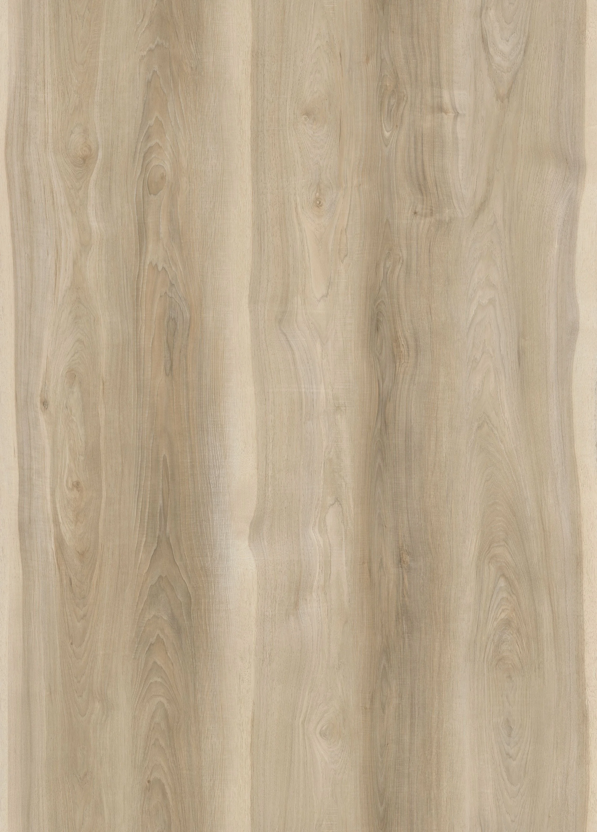 A wooden surface with light, natural wood grain patterns.