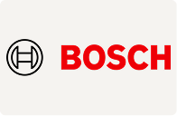 Bosch logo with black circle and line design