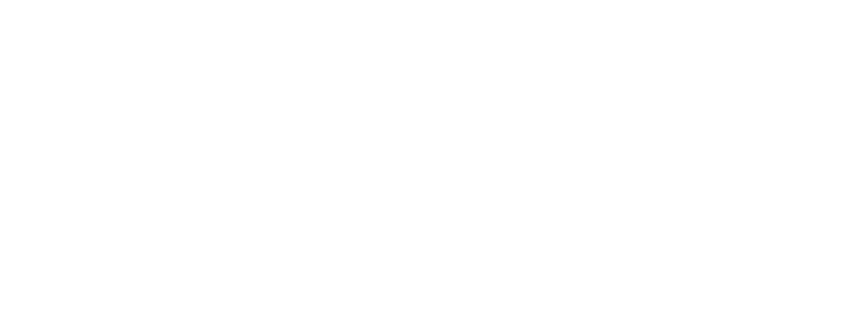 White decorative line art on black background