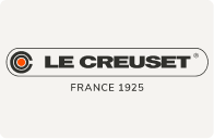 LE CREUSET logo with France 1925 written underneath