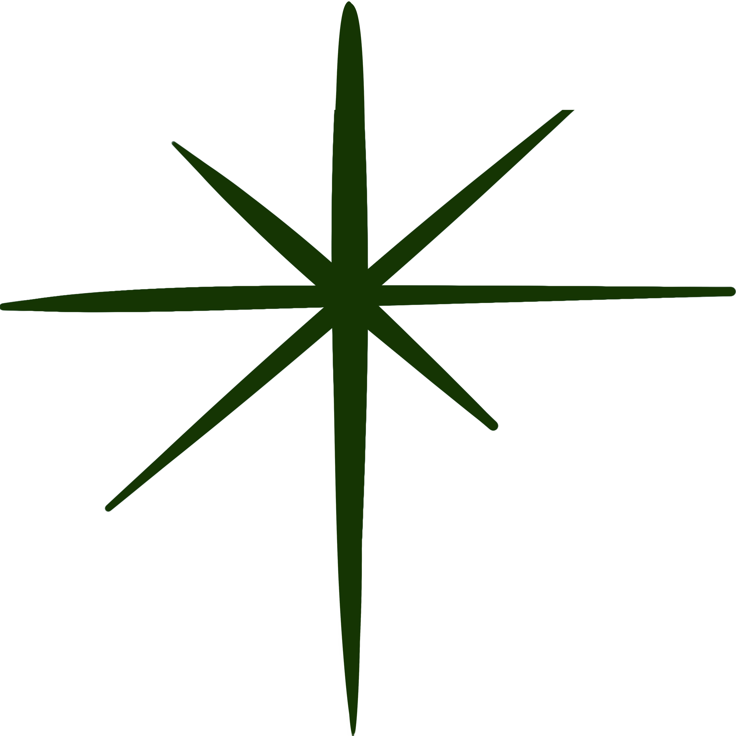 A hand-drawn digital illustration of a green star