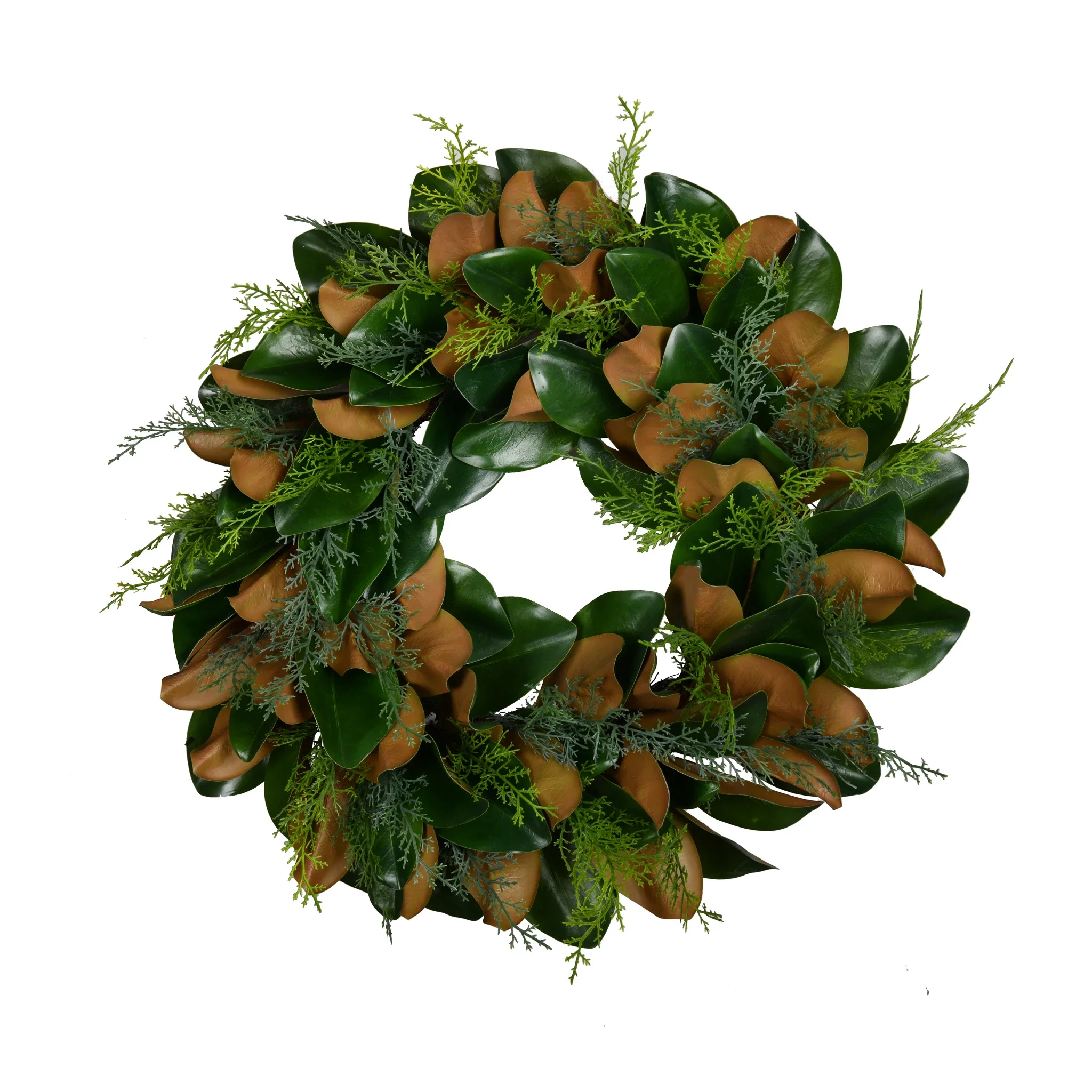 Magnolia Evergreen Wreath 24 Inch
