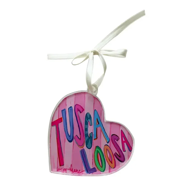 Tuscaloosa Love Acrylic Wreath Charm