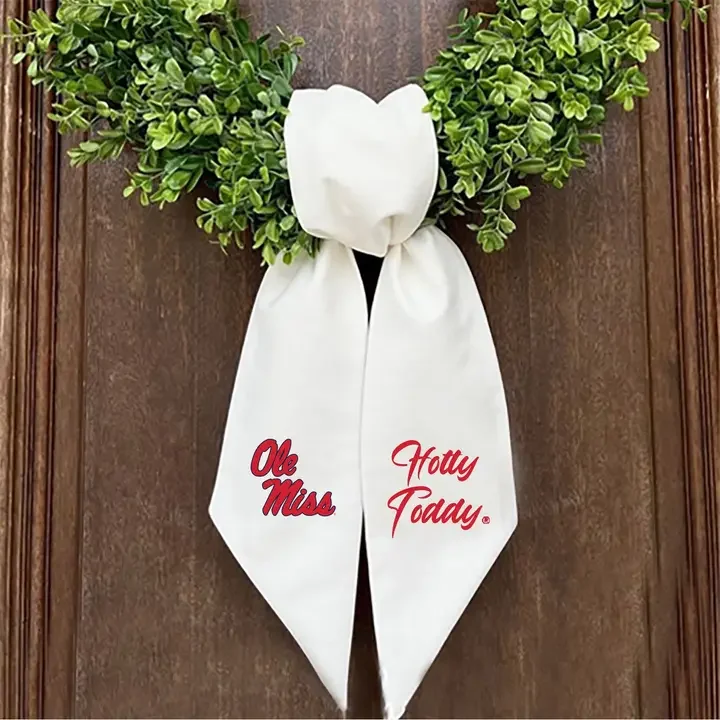 Ole Miss Printed Logo Wreath