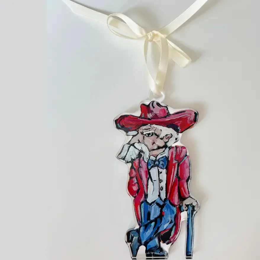 Old Reb Acrylic Wreath Charm