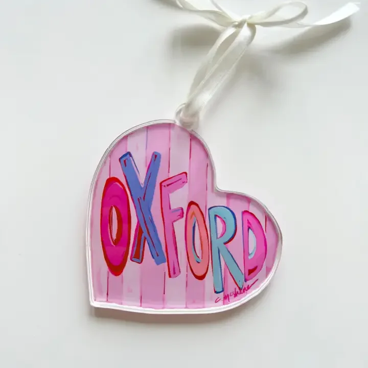 Oxford Acrylic Christmas Wreath Charm