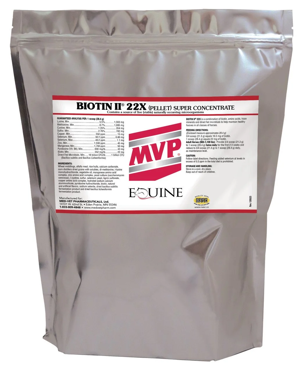 Biotin II-22X (Pellets) 35lb (560 days)