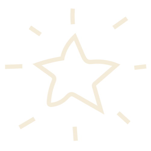An imperfect star outline icon.