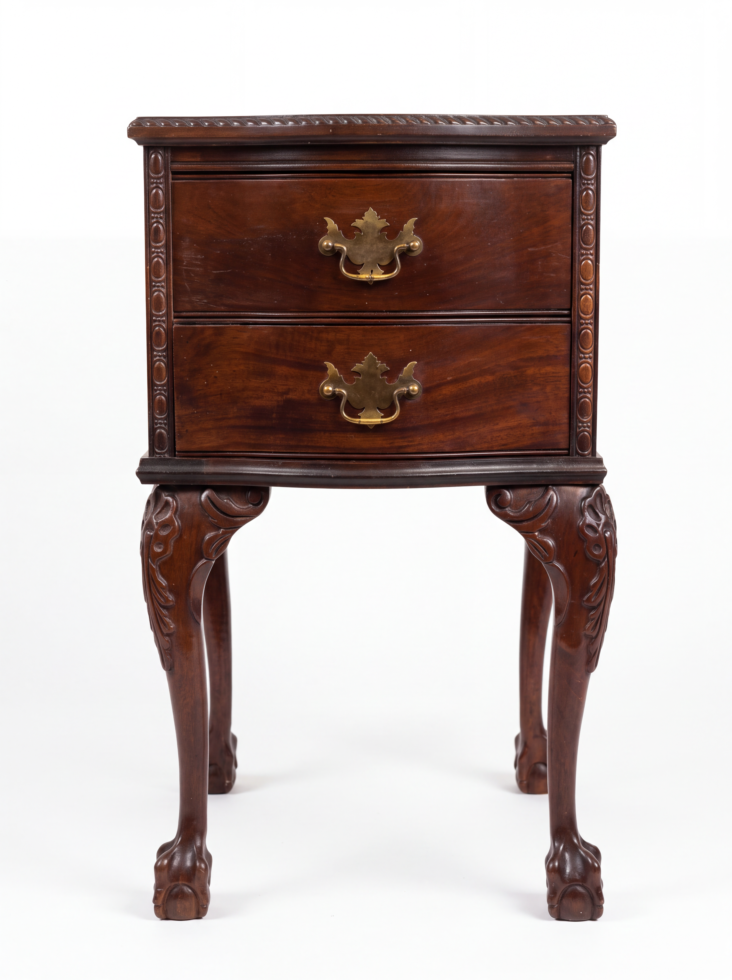 2 Vintage Mahogany Nightstands (c. 1944)