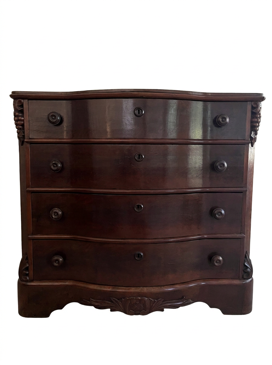 Antique English Oak Chest of Drawers