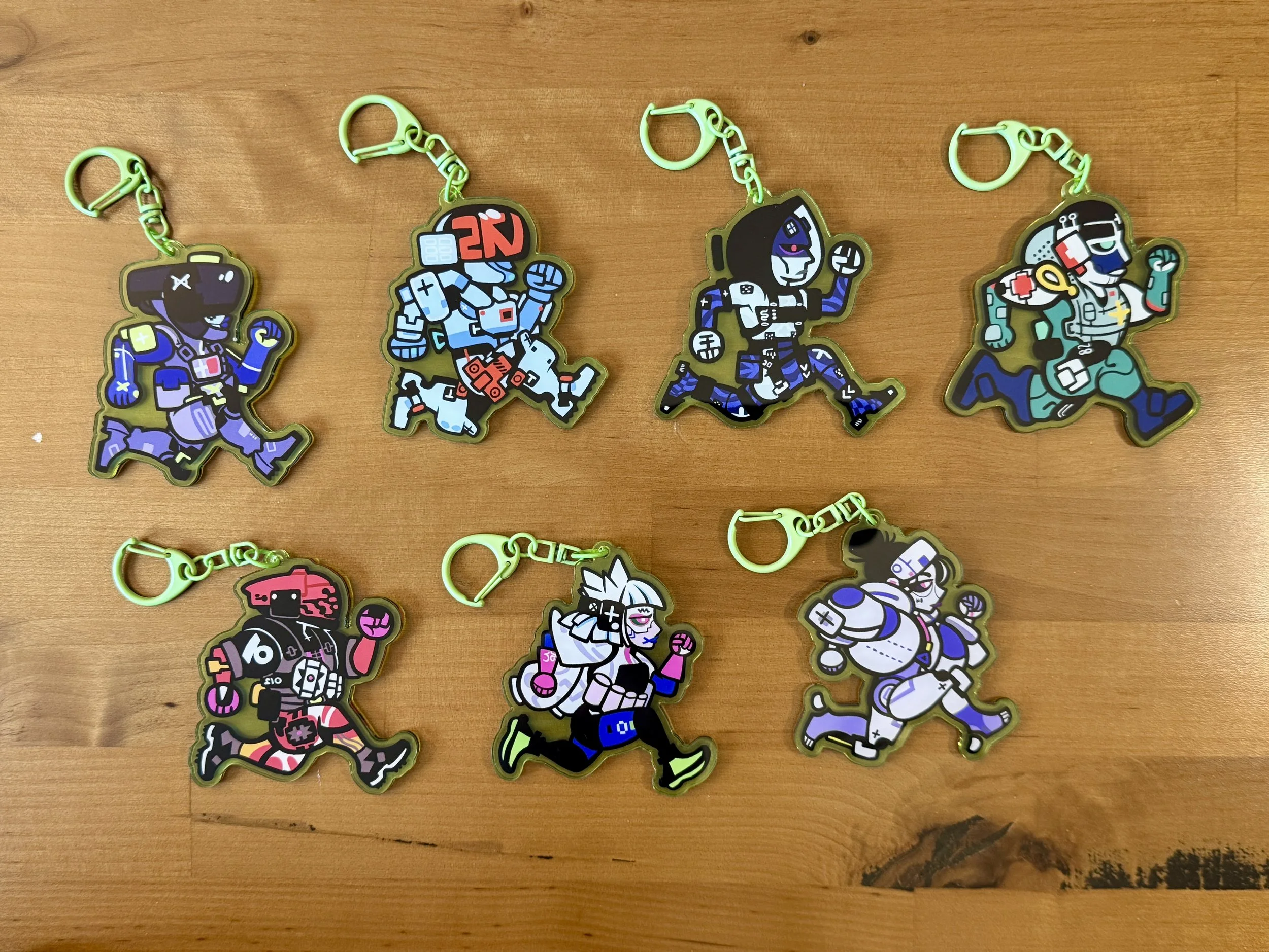 Runner Acrylic Keychains