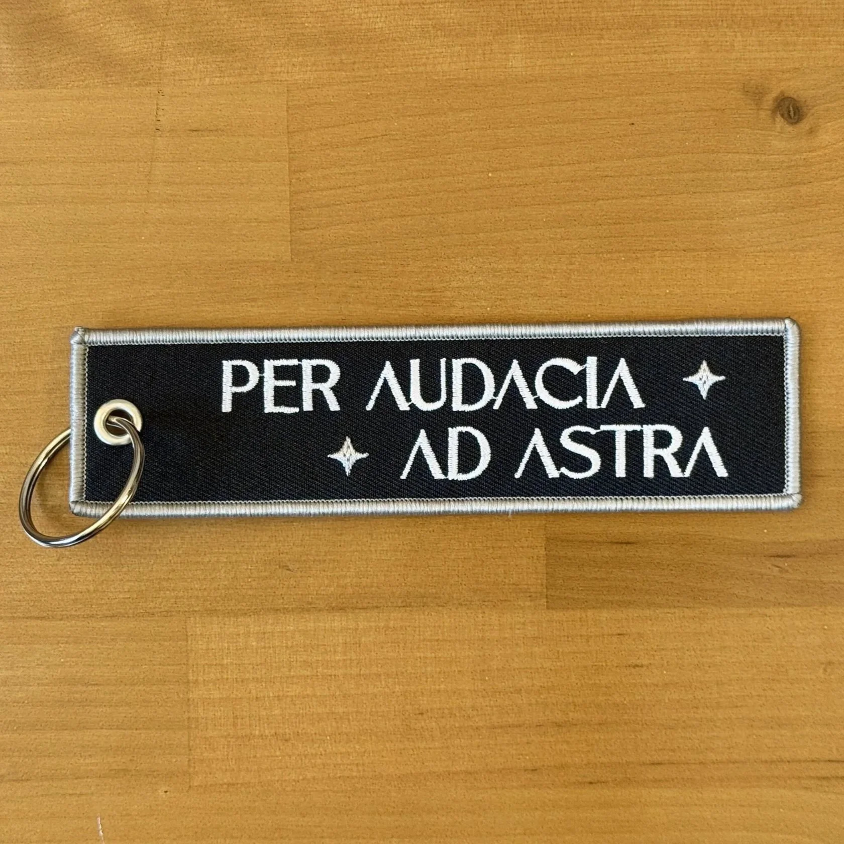 Keychain+Black+and+White+Per+Audacia+Ad+Astra+front.jpg