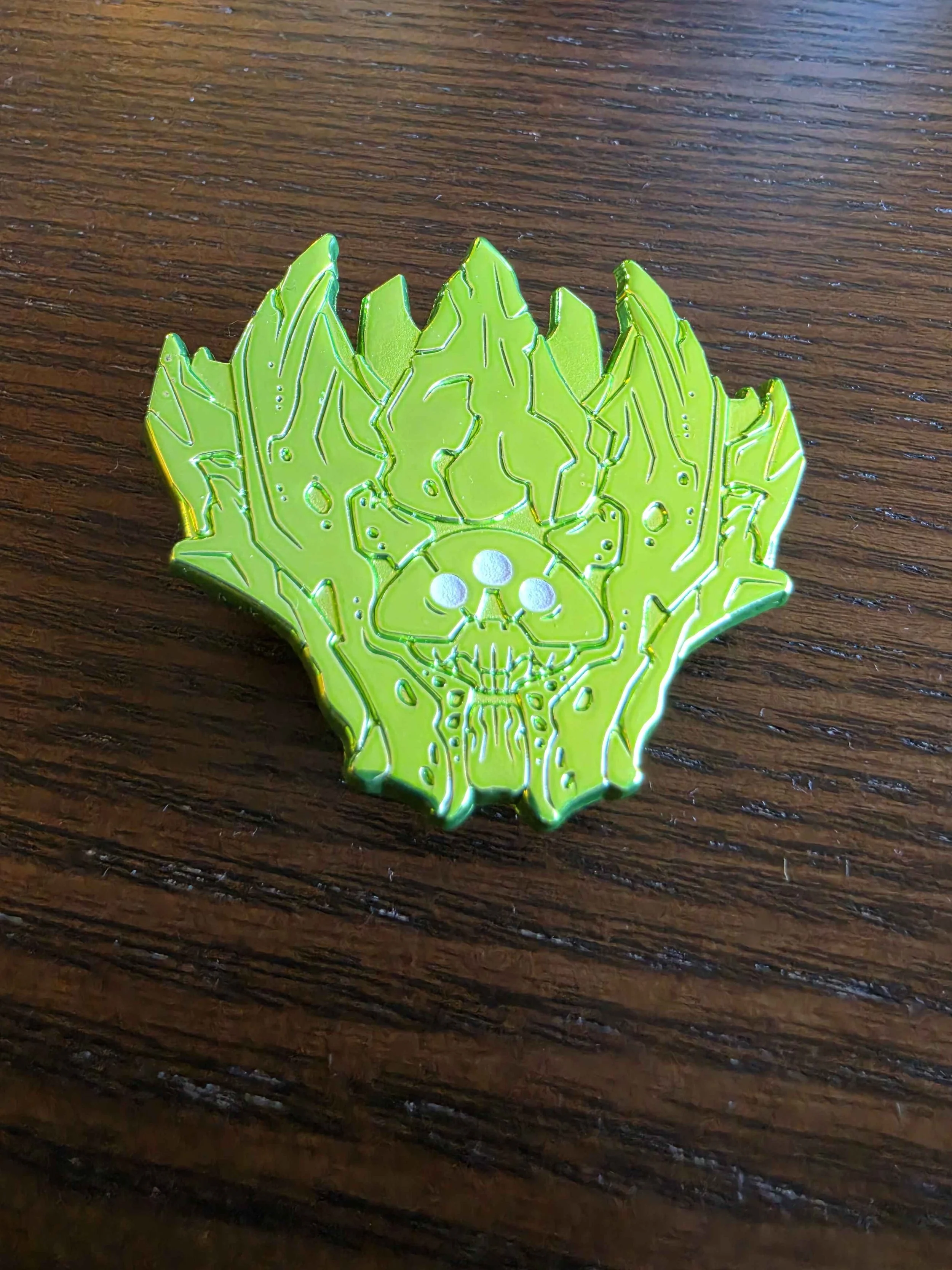 LE 50 Green Chrome Crota Pin