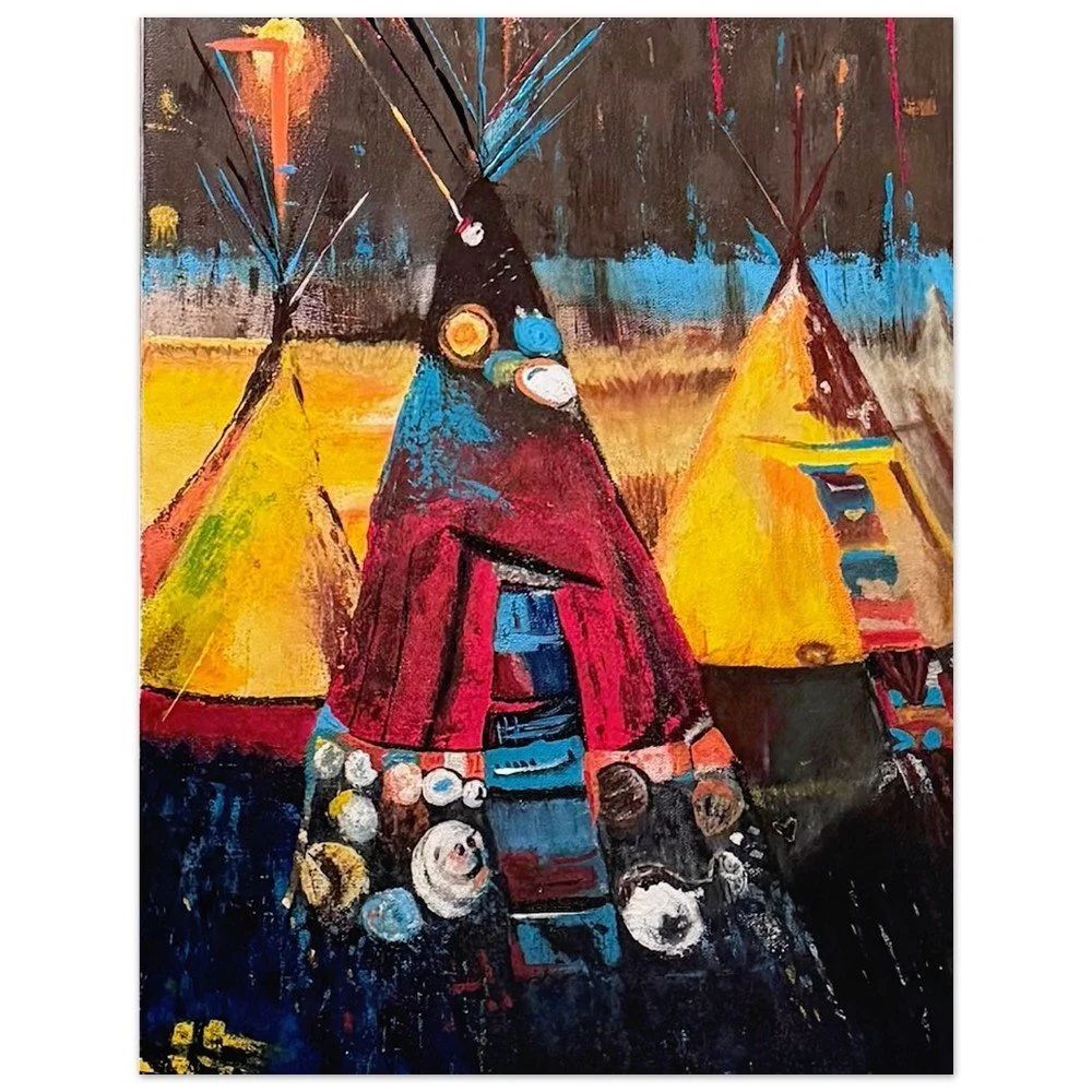 Tent of Meetings - Original Acrylic Painting