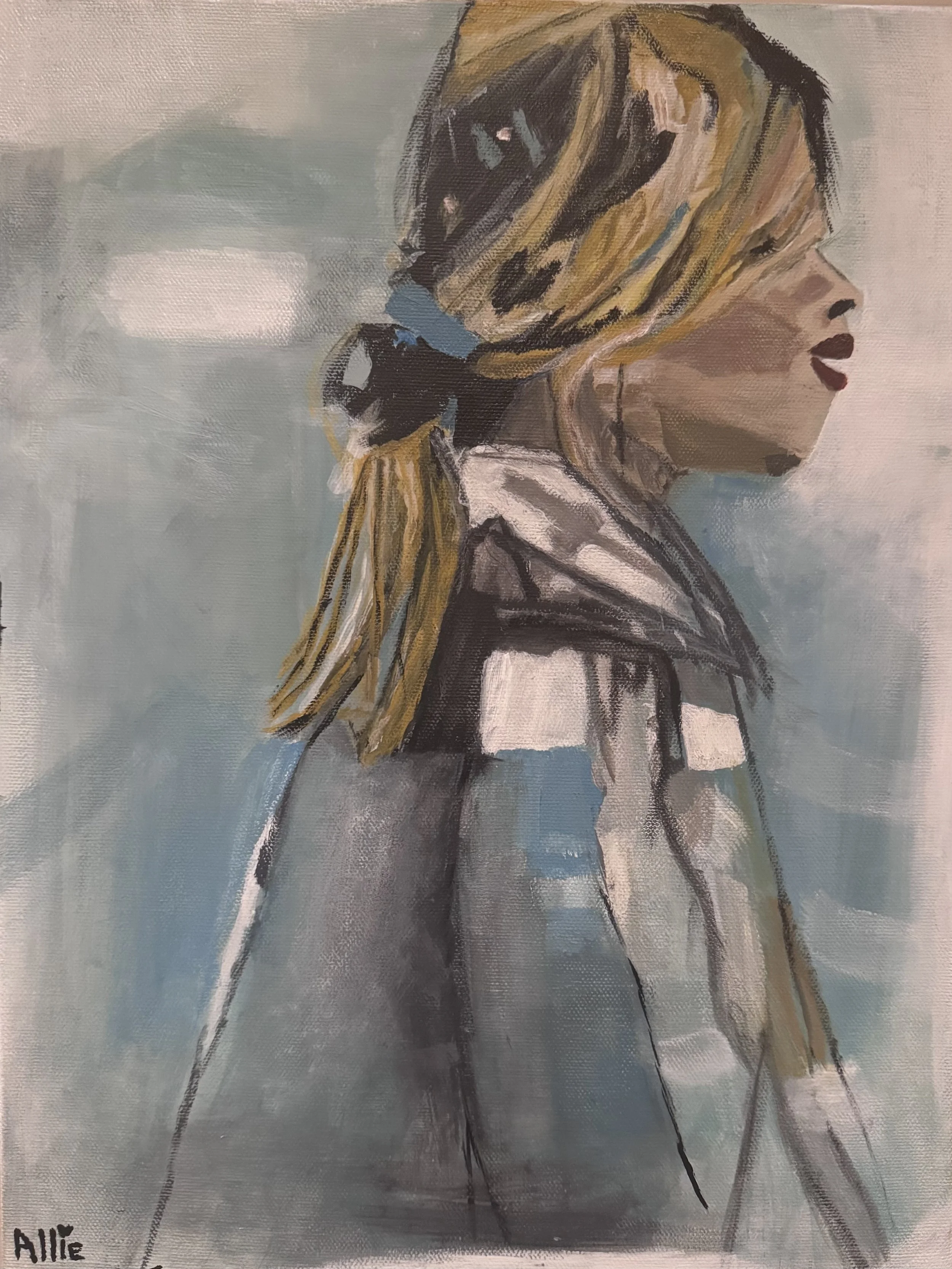 Confident Original Acrylic Painting