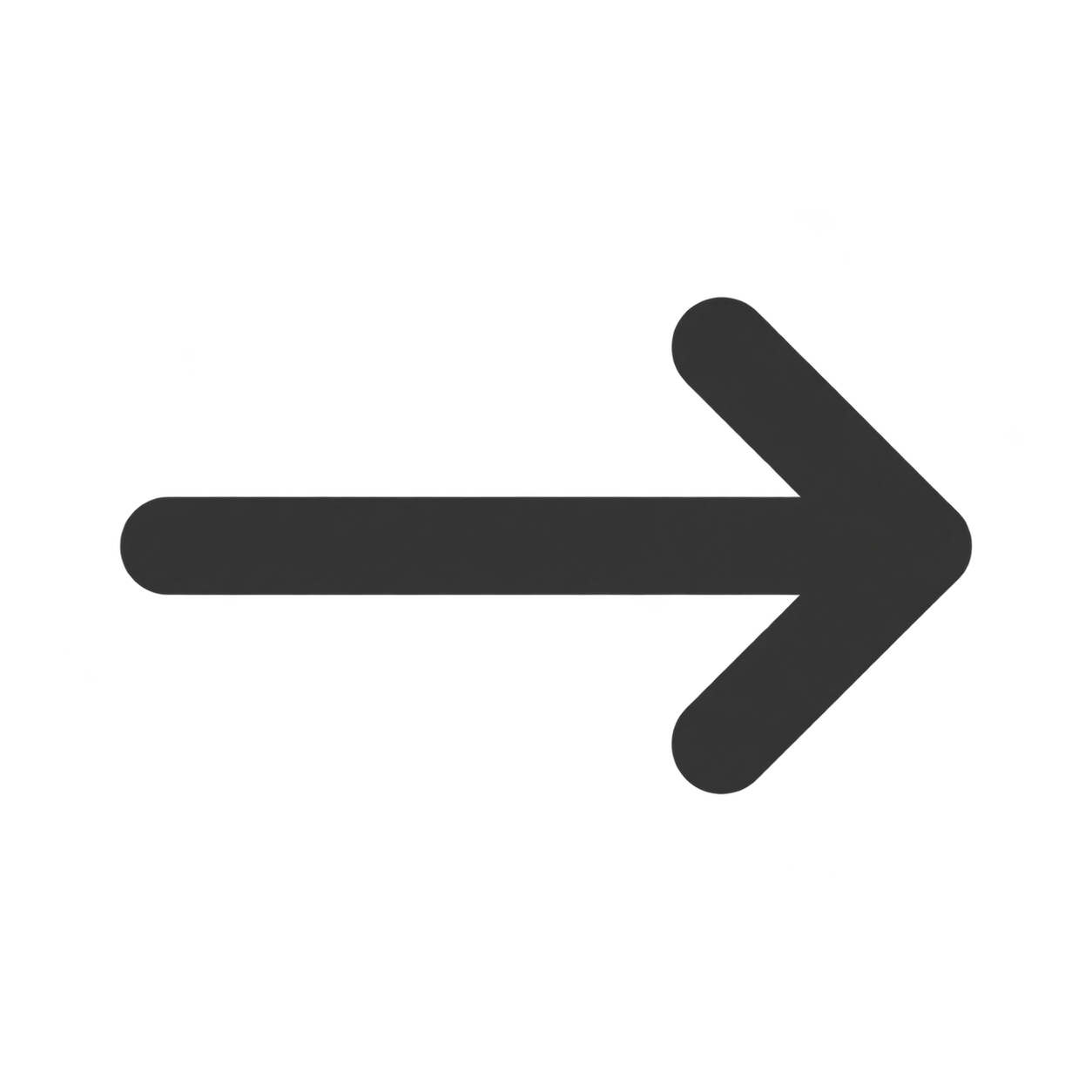 Black rightward pointing arrow
