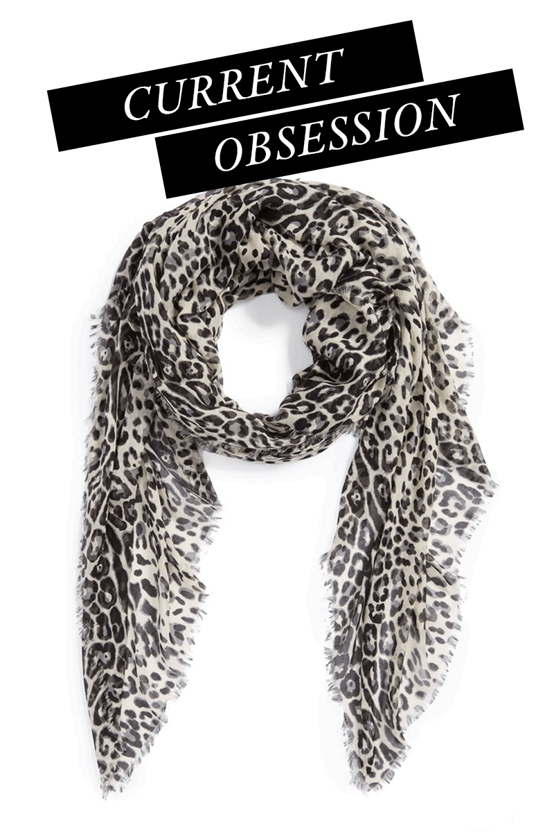 Current Obsessions: The Luxe Leopard Scarf...