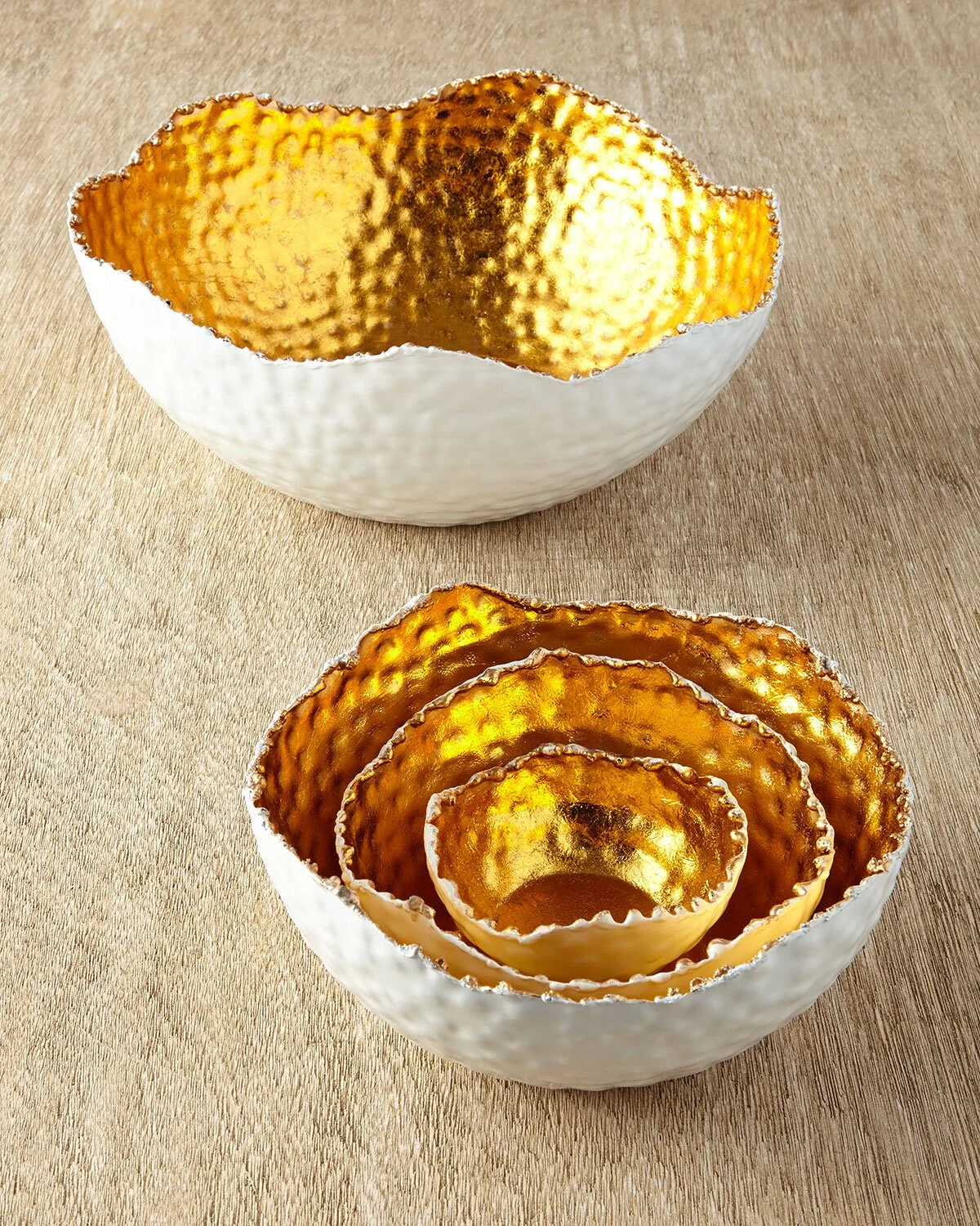 For the Art Lover: Glam Handcrafted Nesting Bowls...
