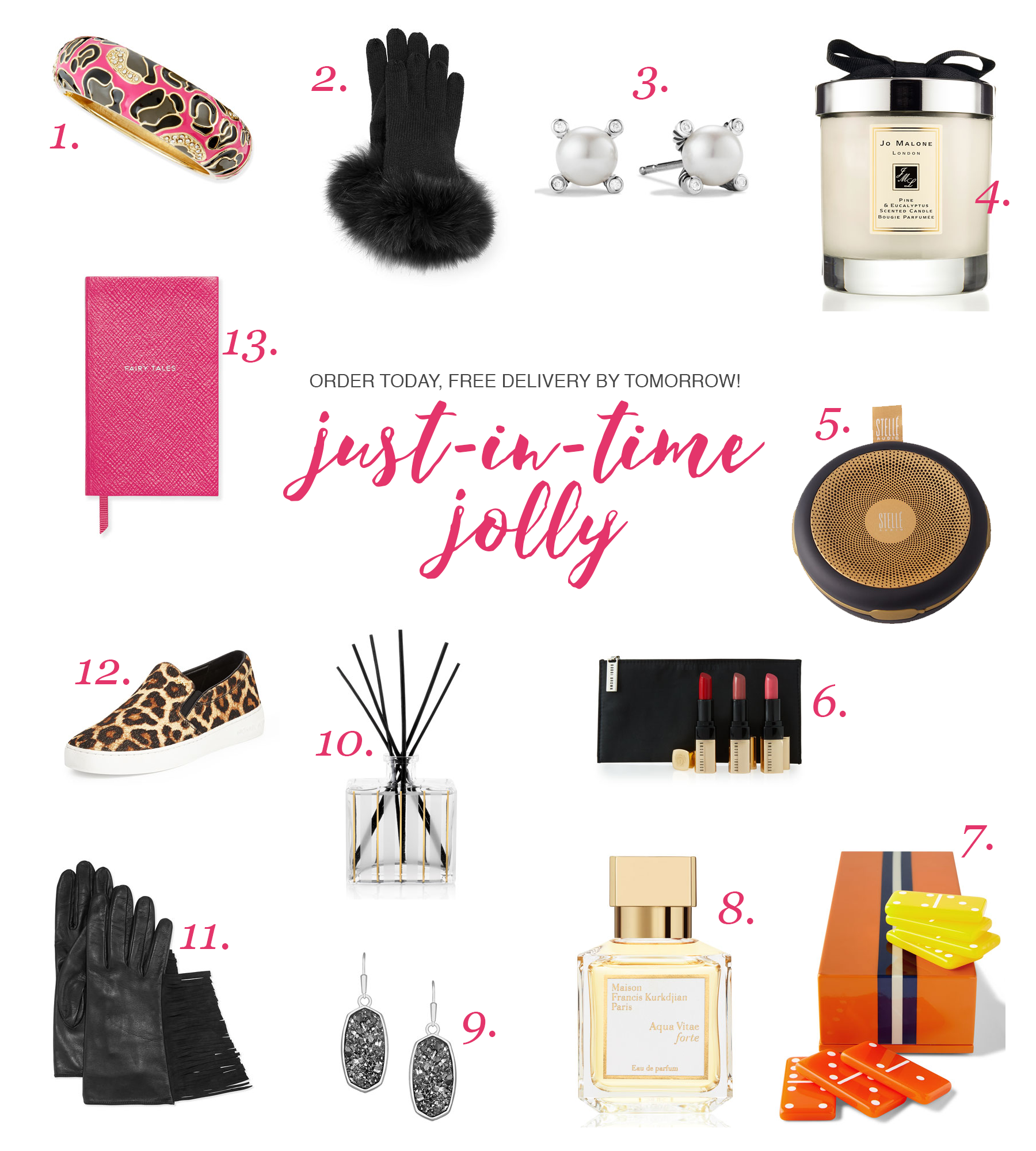 For Everyone: Just-in-Time Glamorous Gifts (+ Free Overnight Shipping!)...