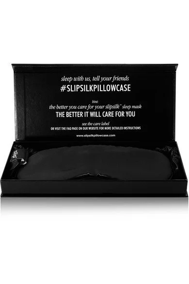 Black Silk Eye Mask