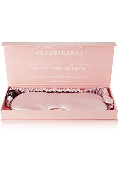 Pink Silk Eye Mask