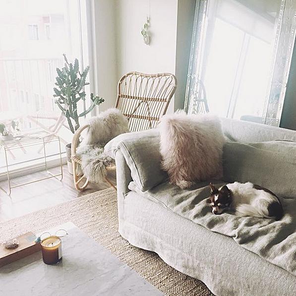 { Dallas Shaw's Nashville pied-à-terre featuring Mongolian wool accessories via Franki Durbin }