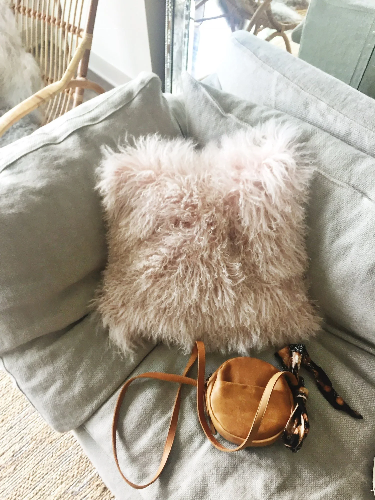 { Dallas Shaw's Nashville pied-à-terre featuring Mongolian wool accessories via Franki Durbin }
