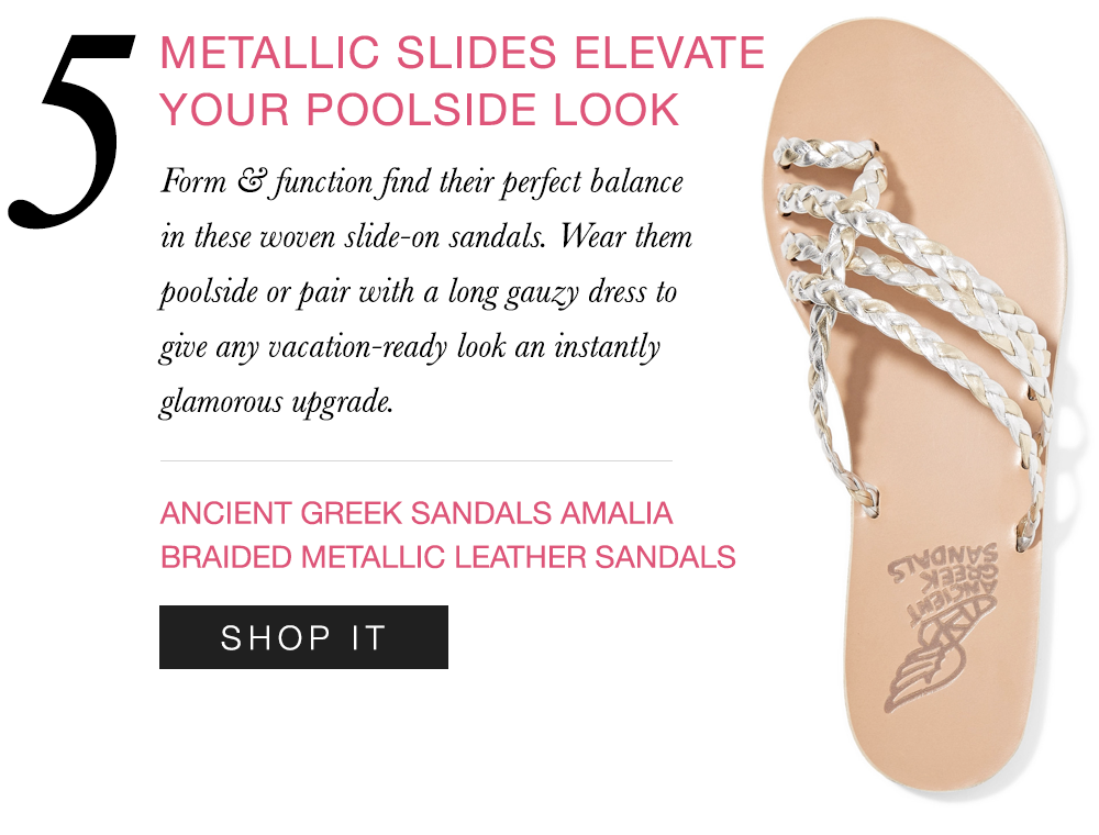  Slip-on these glam slides for instant chic    Shop them here  >>  