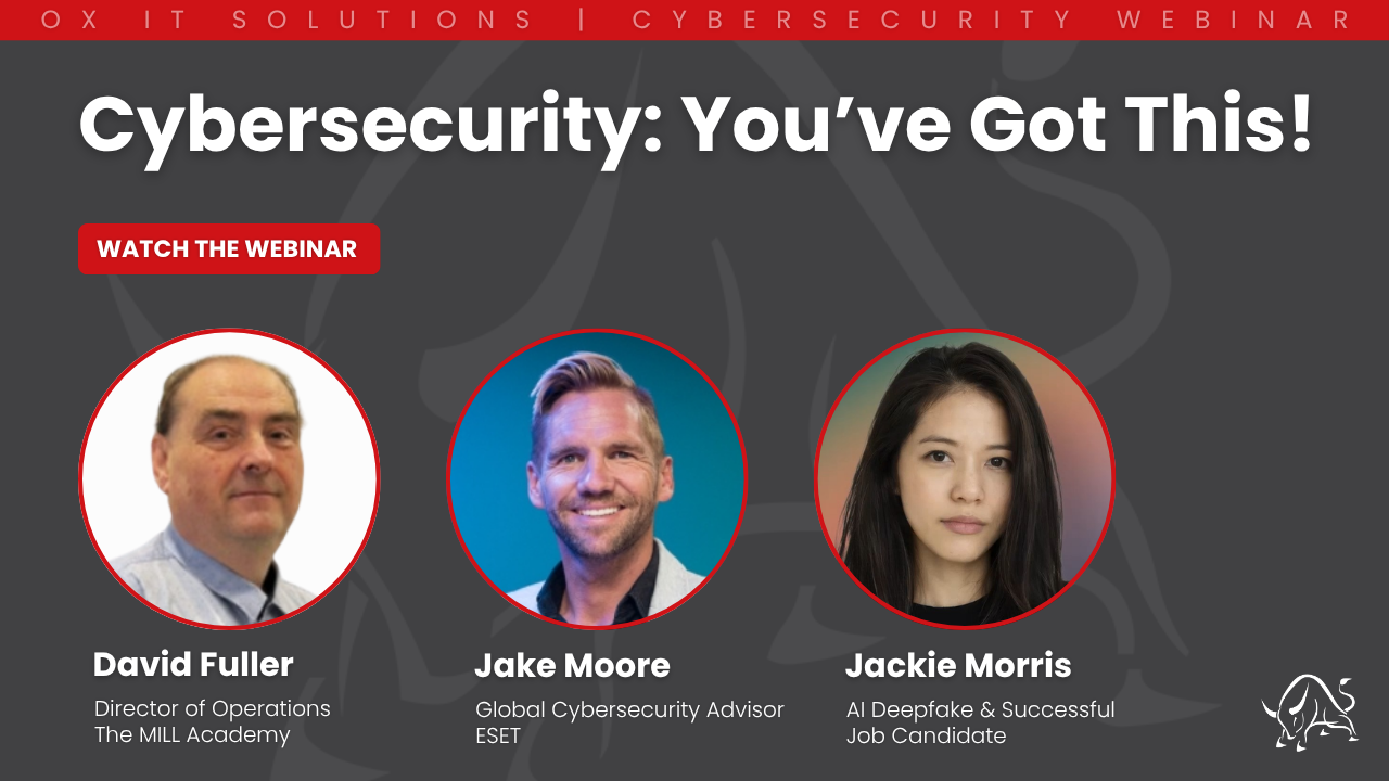 Cybersecurity: You've Got This!