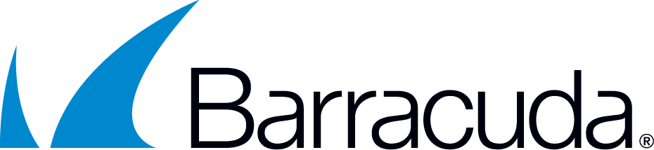 Barracuda logo with stylized blue checkmark and the word 'Barracuda' in black text.