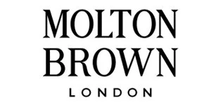 Molton Brown London logo in black text on a white background