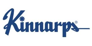 Kinnarps logo in blue text with a star over the 'K'.