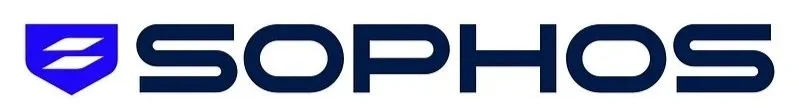 Sophos logo with a blue shield icon and the company name in bold letters.