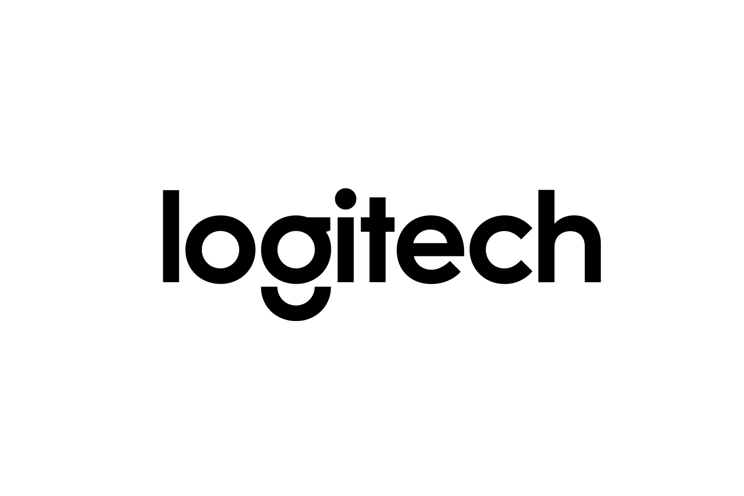The logo of Logitech, featuring a stylized mouse outline above the word "logitech" in lowercase letters.