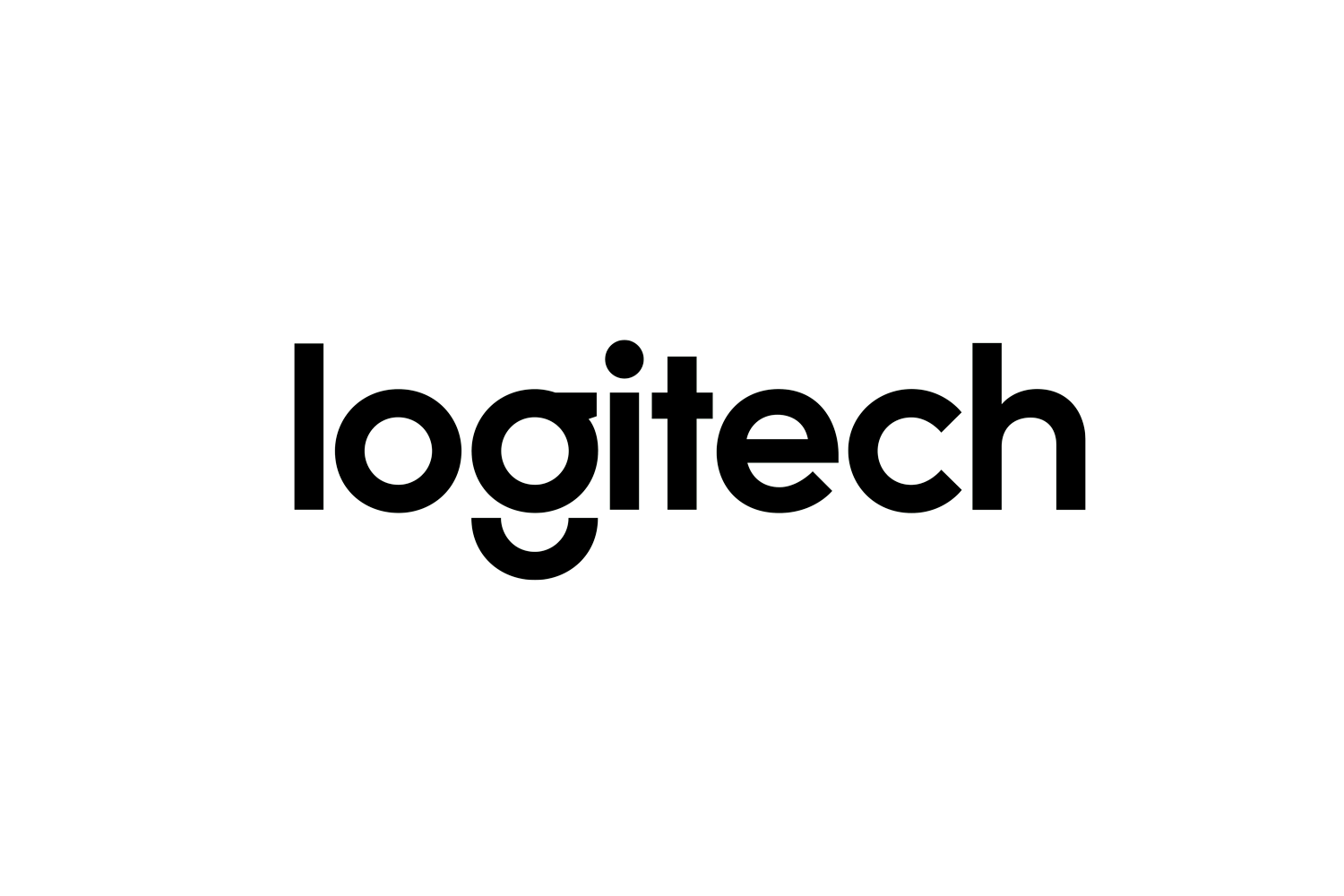 The logo of Logitech, featuring a stylized mouse outline above the word "logitech" in lowercase letters.