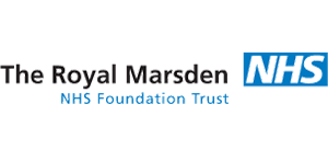 The Royal Marsden NHS Foundation Trust logo with text and NHS emblem