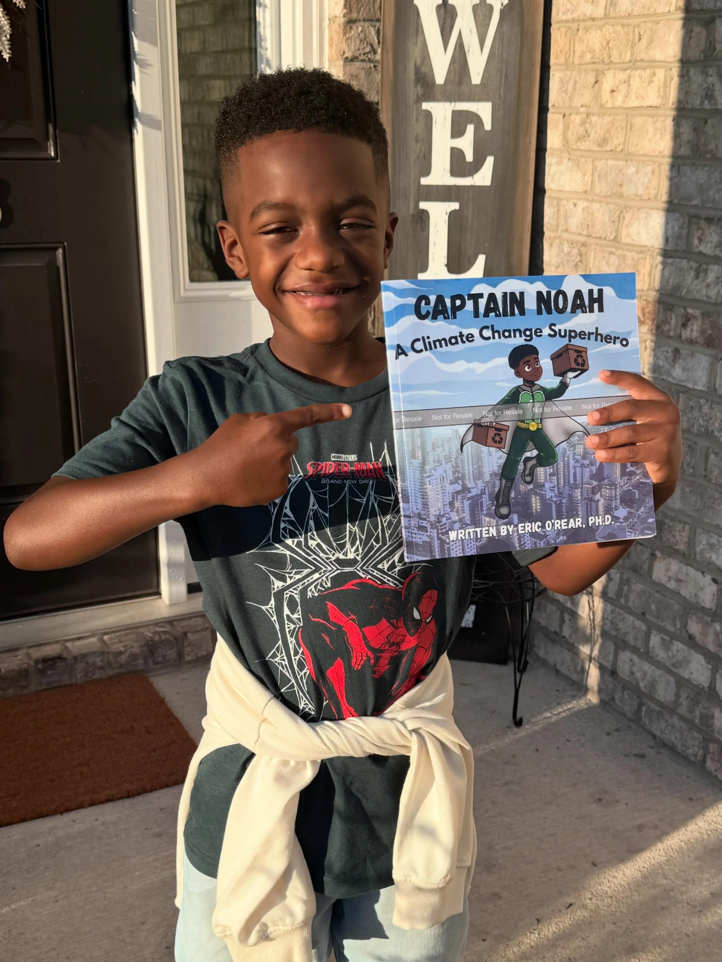 Noah is beyond excited to share his story with the world! &ldquo;Captain Noah: A Climate Change Superhero&rdquo; is almost here.