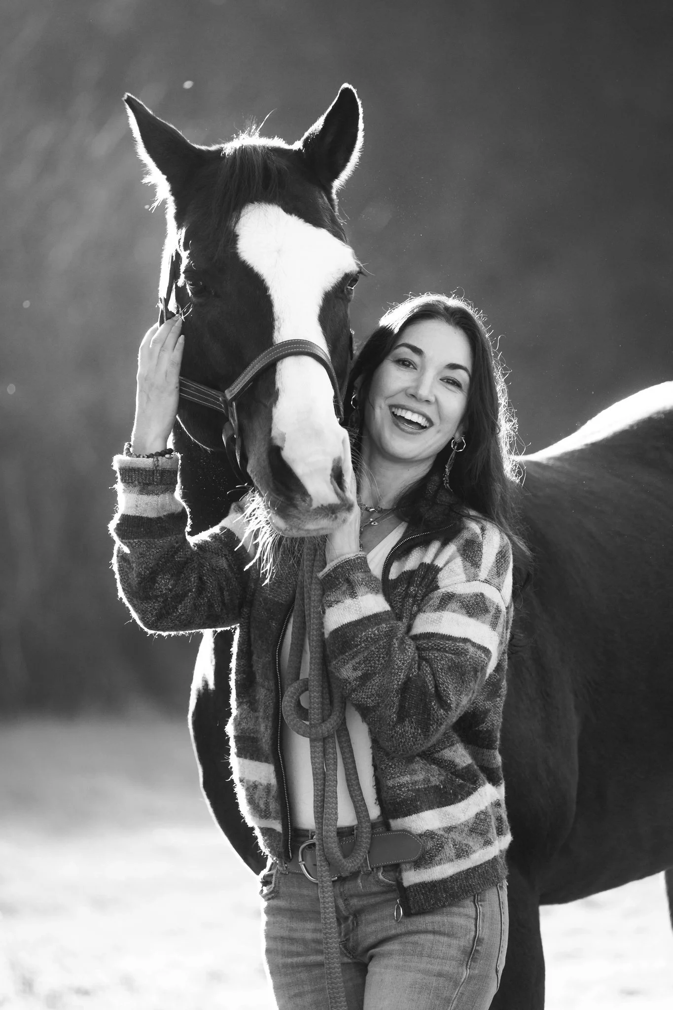 Woman with Horse Equine Coaching