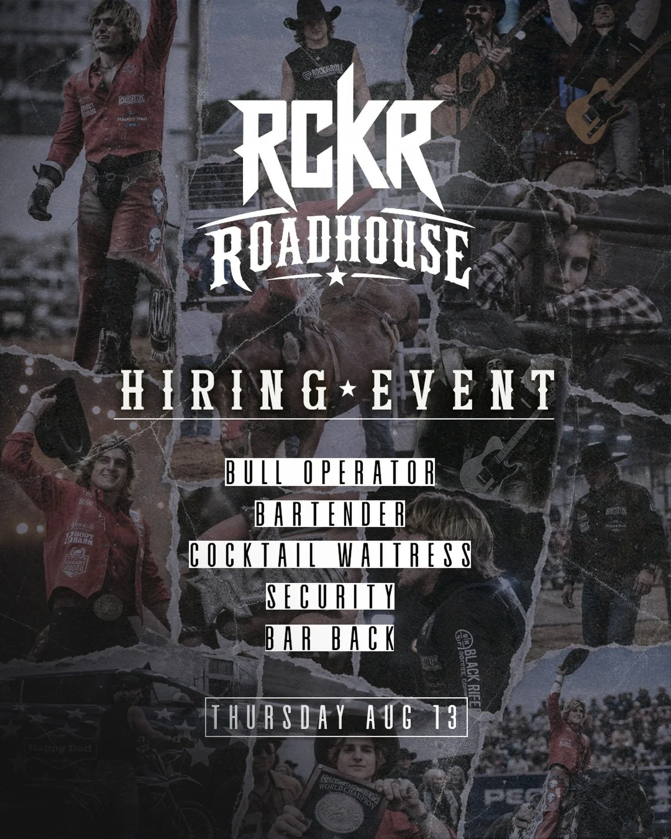 HIRING EVENT this Thursday 5pm-9pm @ 302 W Exchange Ave. 🐂 🤠