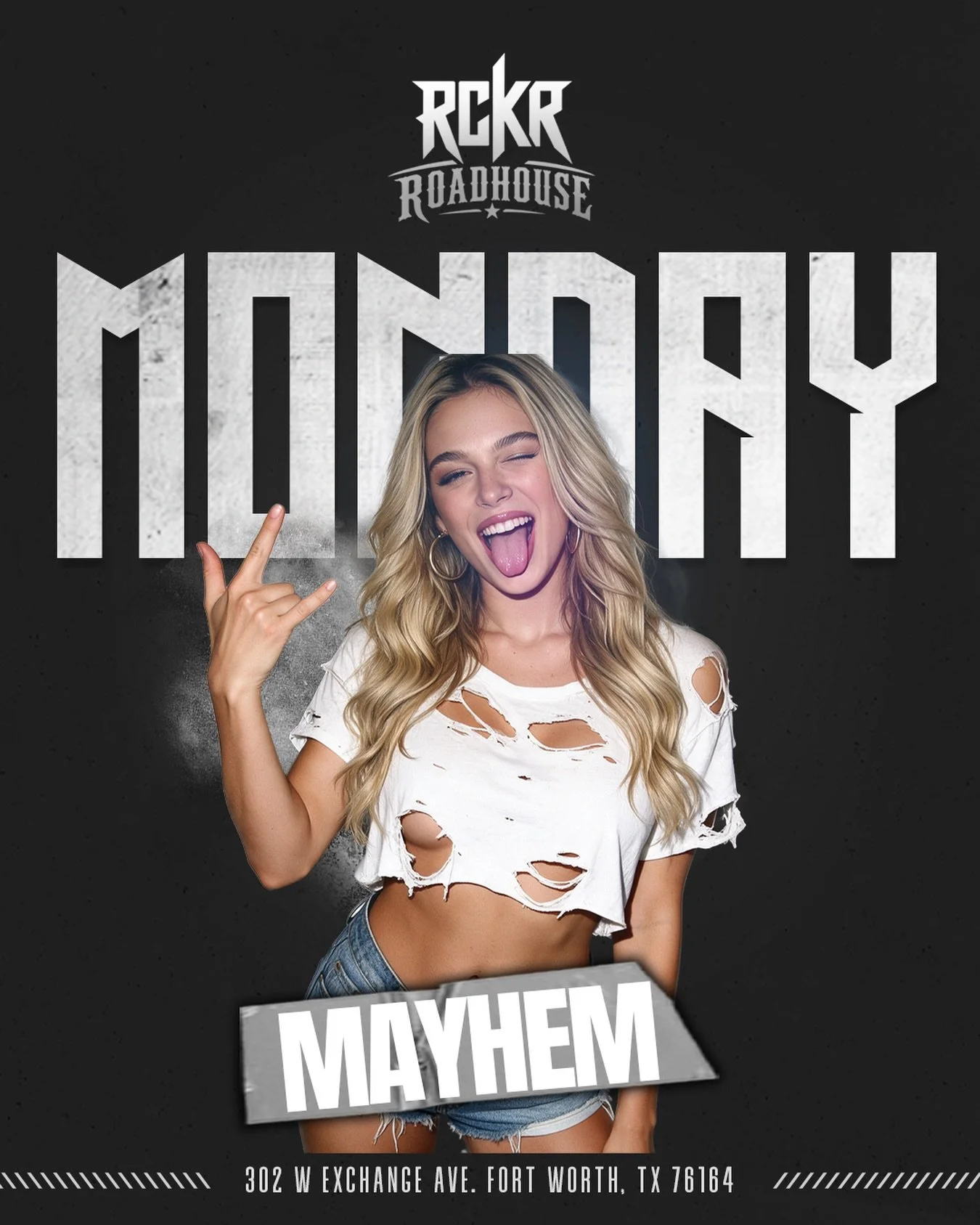 MONDAYS GET CRAZY @rckrsbar