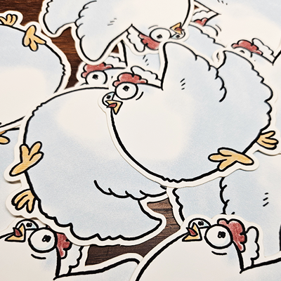 Chicken Panik! - Sticker