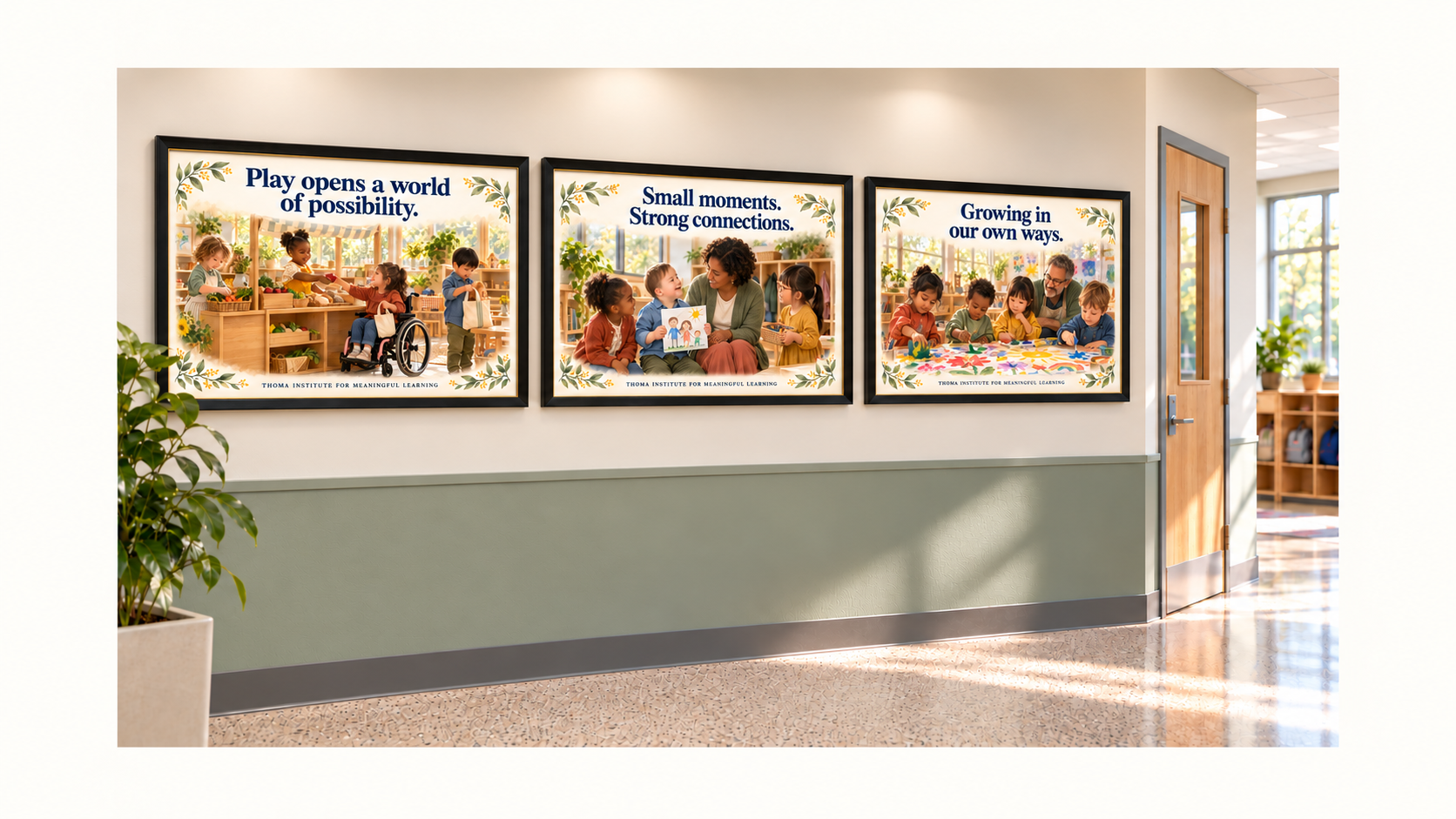 Preschool School Culture Art — Collection 2 (Framed)