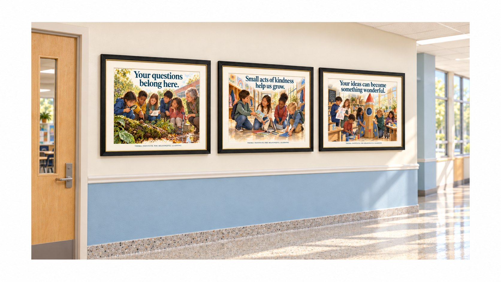 Elementary School Culture Art — Collection 2 (Framed)