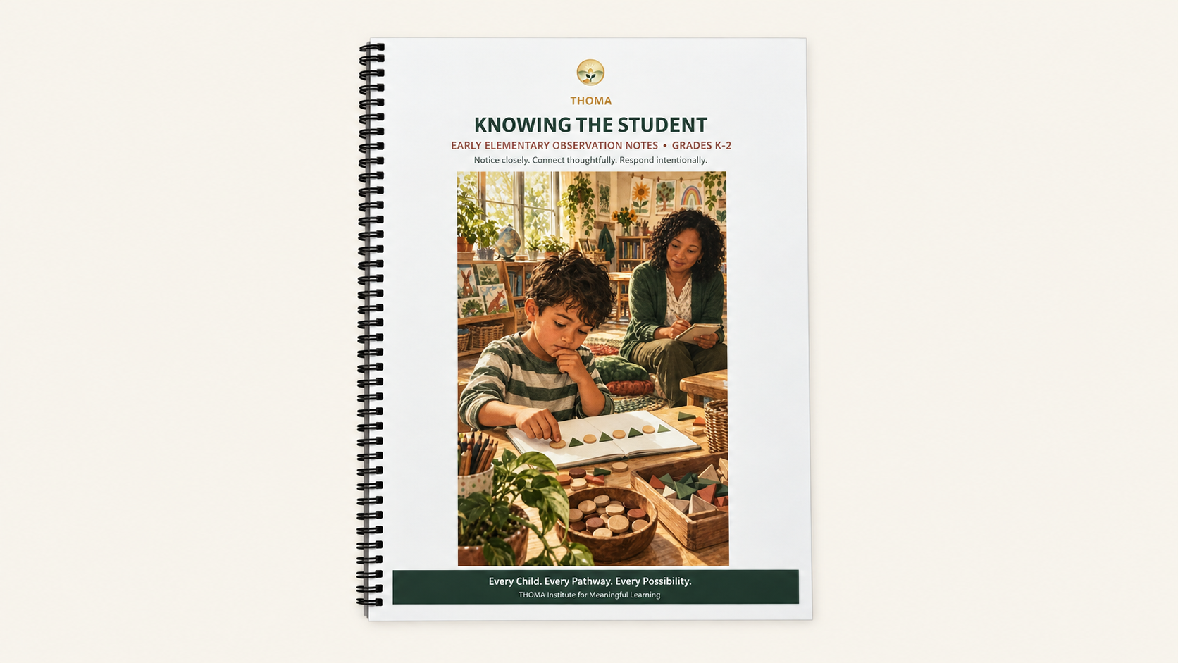 Knowing the Student — Early Elementary Observation Notes (Grades K–2)